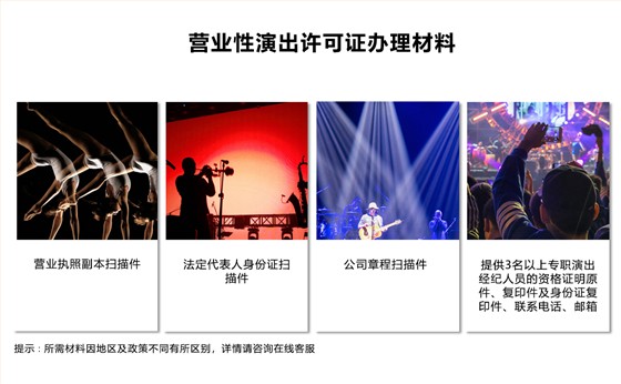 营业性演出许可证