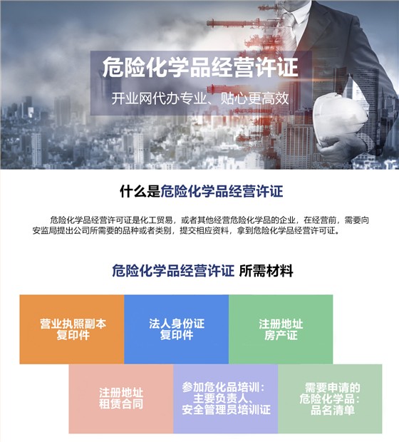 危险化学品经营许可证